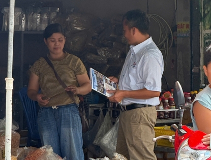TIẾP CẬN NGUỒN KHÁCH HÀNG TẠI CÁC CHỢ TRUNG TÂM