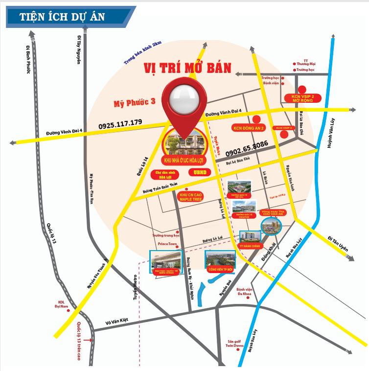 Bán đất mặt tiền D27 Hòa Lợi