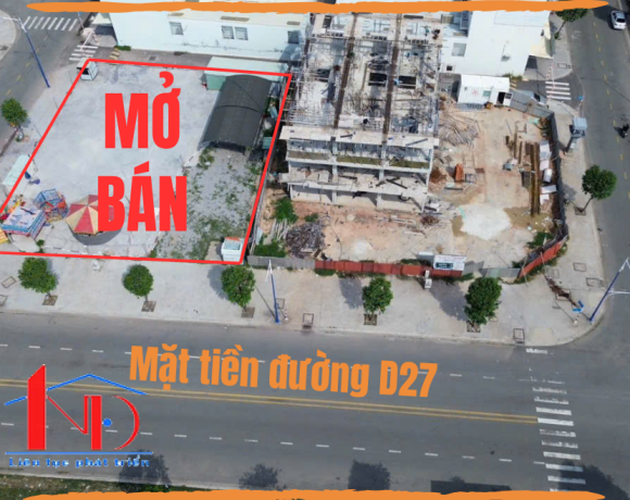 Đất nền mặt tiền đường D27 Hòa Lợi